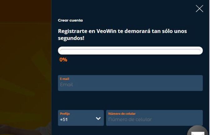 ¿Cómo registrarse en VeoWin Perú?