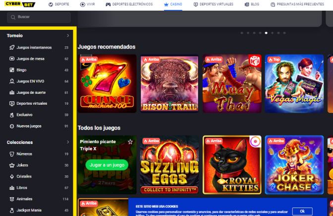 ¿Cómo jugar casino en vivo en Cyberbet Peru?